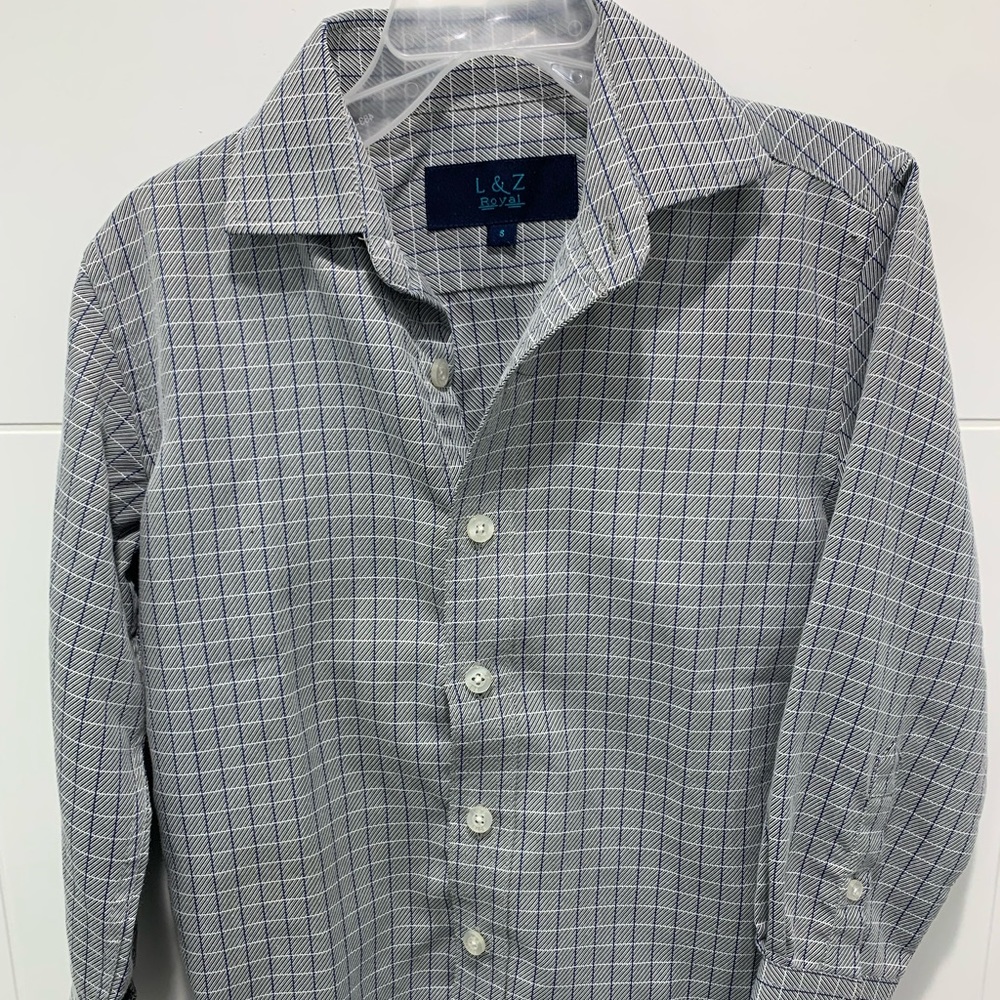 L & Z Royal Boys Dress Shirt Size 5